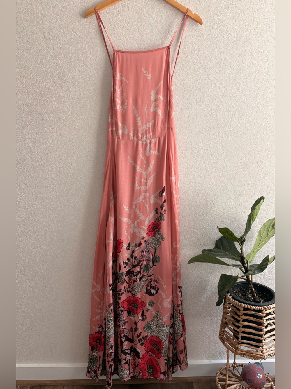 Free People Intimately Embrace It Maxi Floral Backless Boho
Dress Sz M